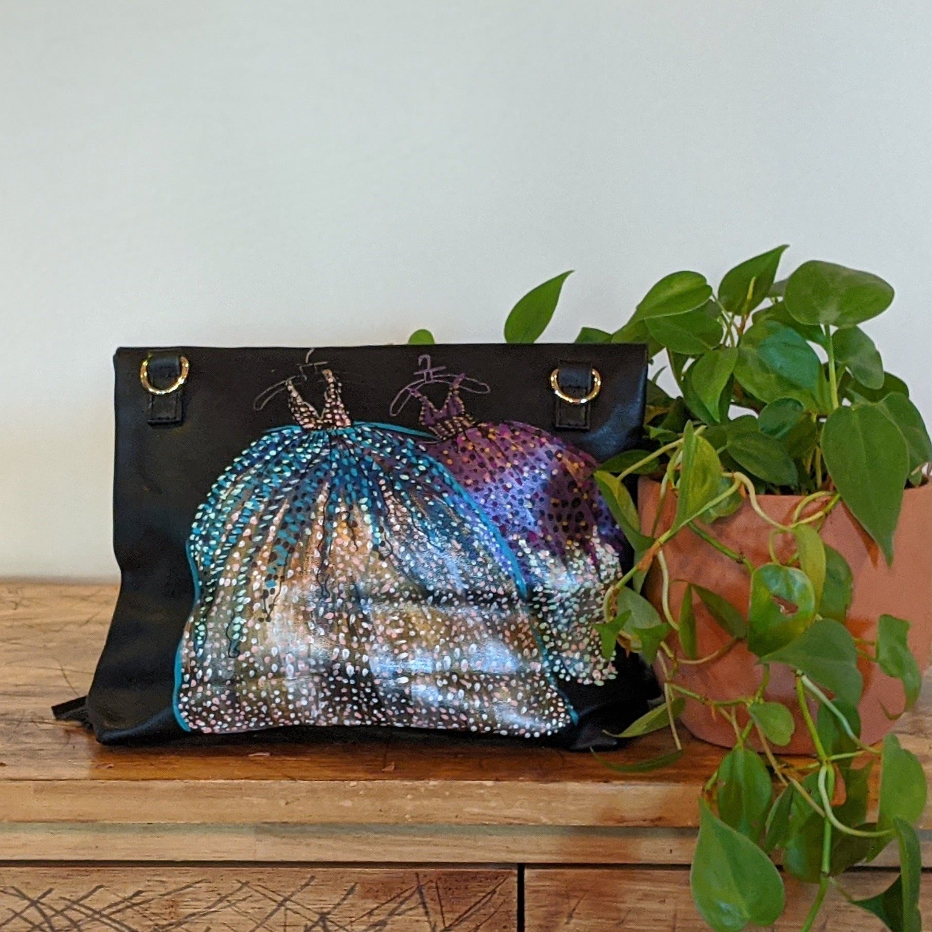 Silver and Purple Dresses - Effervescent Bloom | Bag