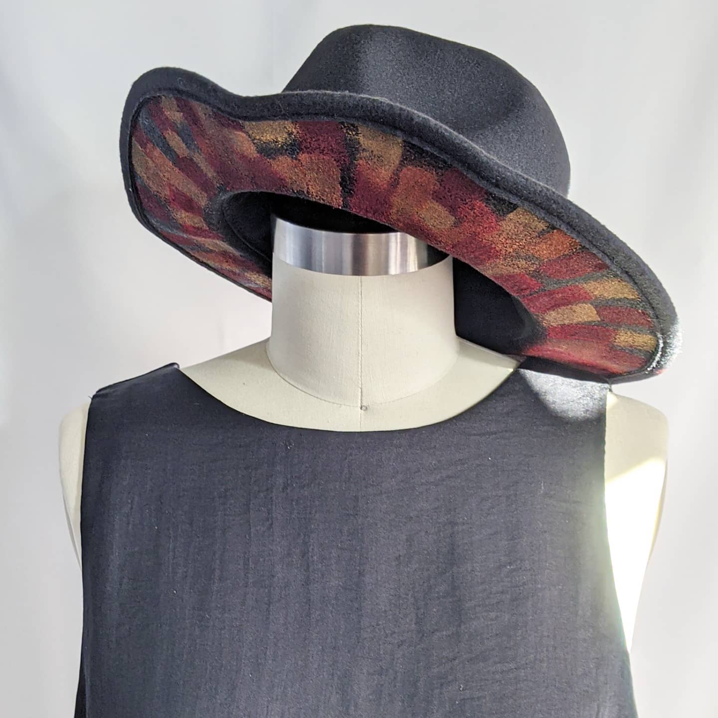 Red Square Fedora Hat