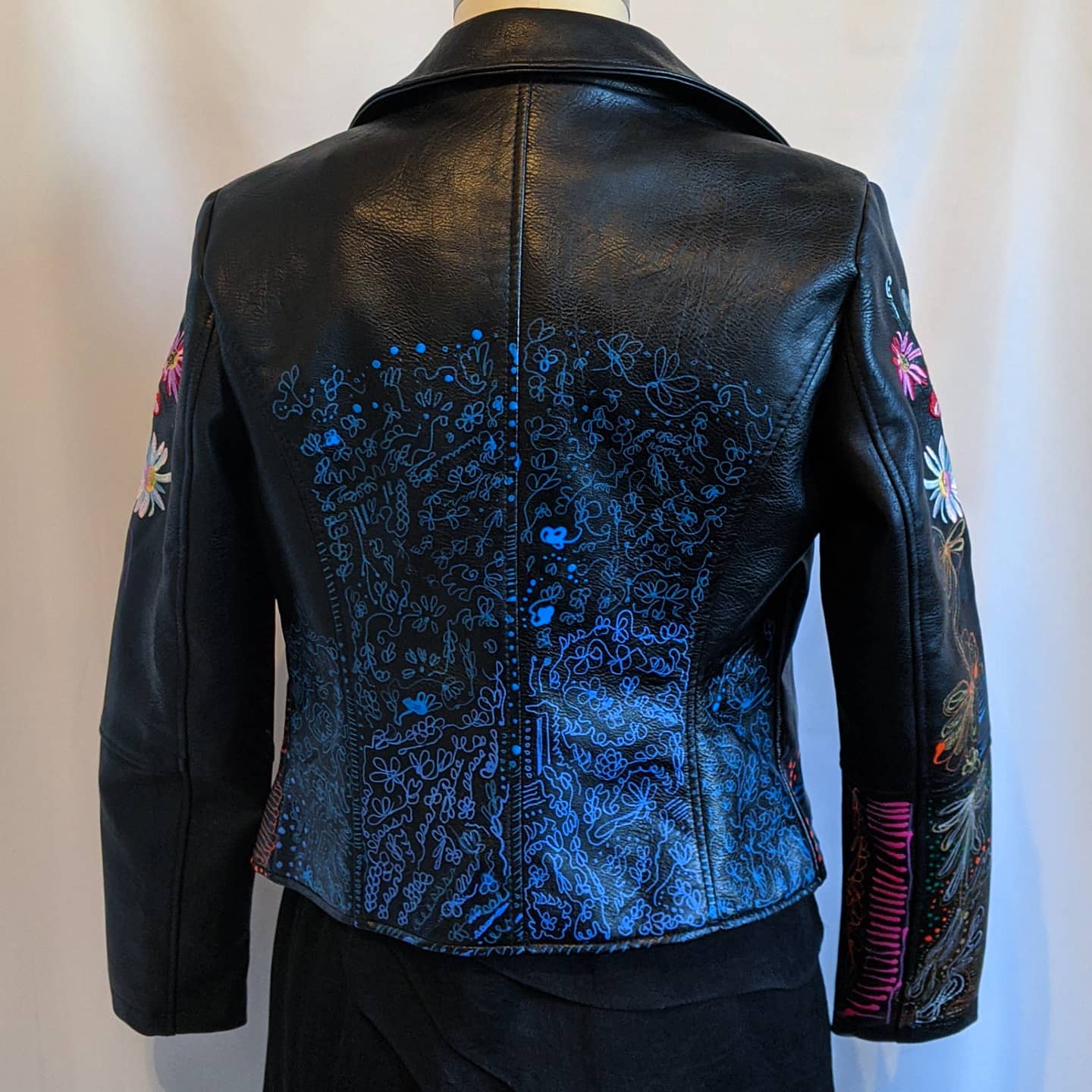 Flower Power - Statement Moto Jacket