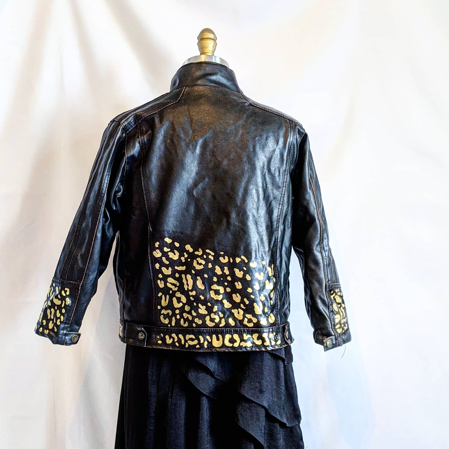 Leopard Vintage Bomber Jacket