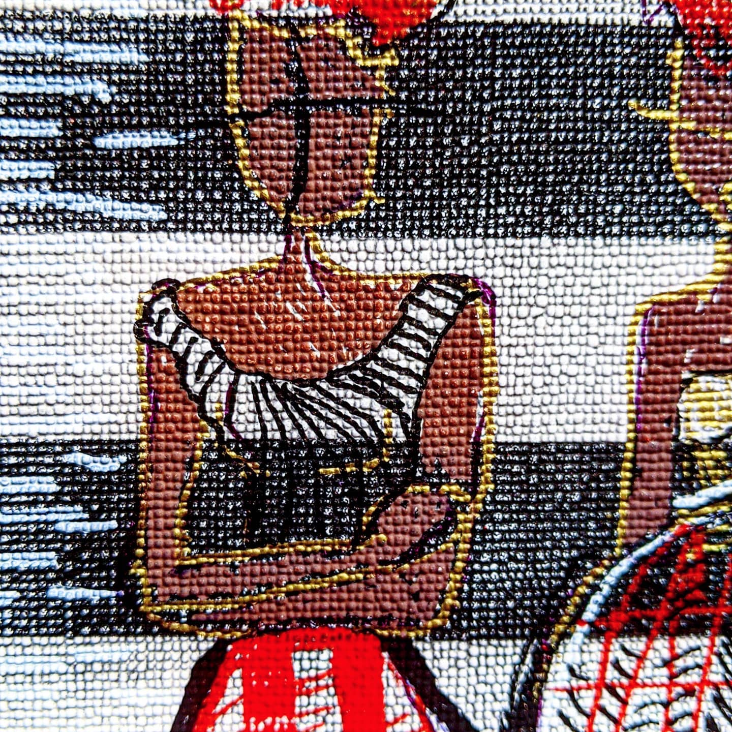 Three Powerful Females - Hand Painted Bag