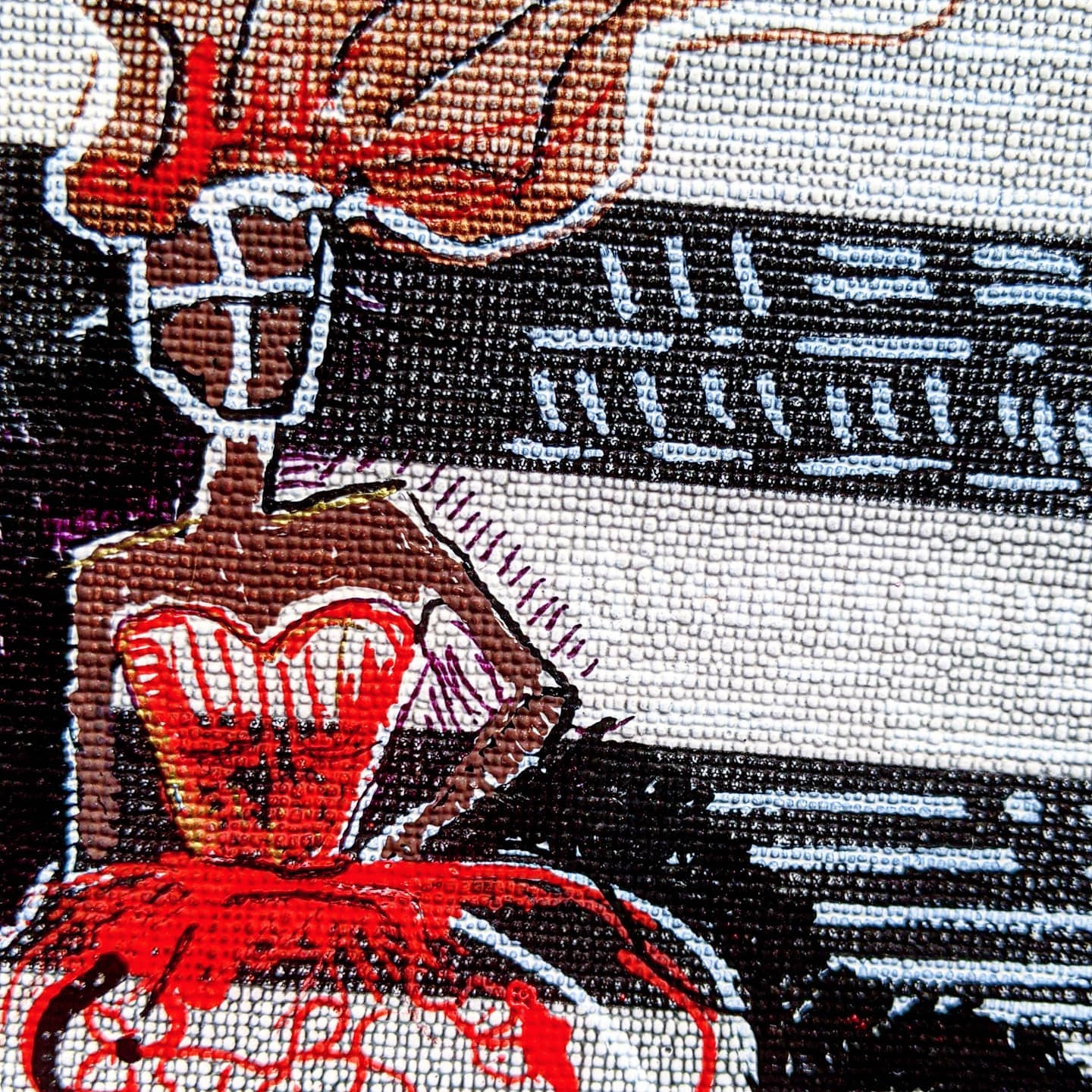 Three Powerful Females - Hand Painted Bag