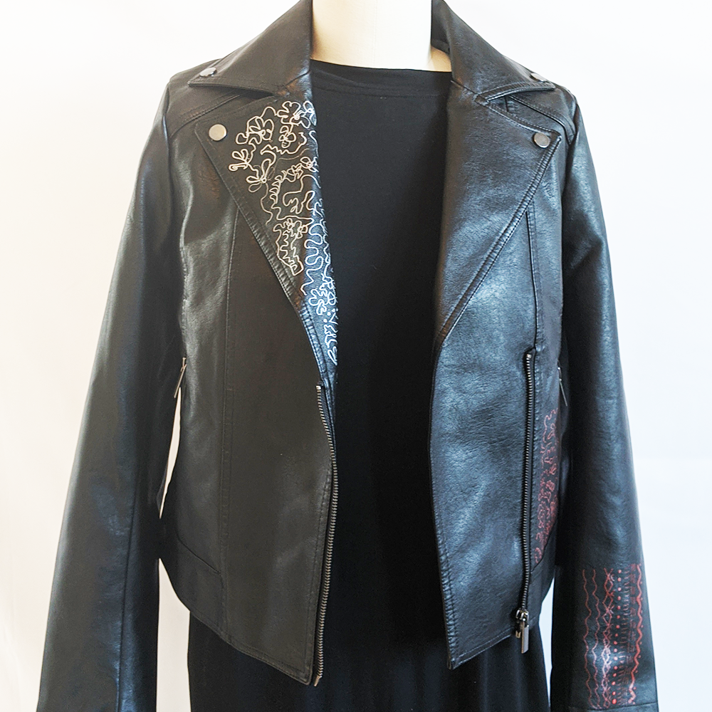 Poised Under Pressure - Statement Moto Jacket