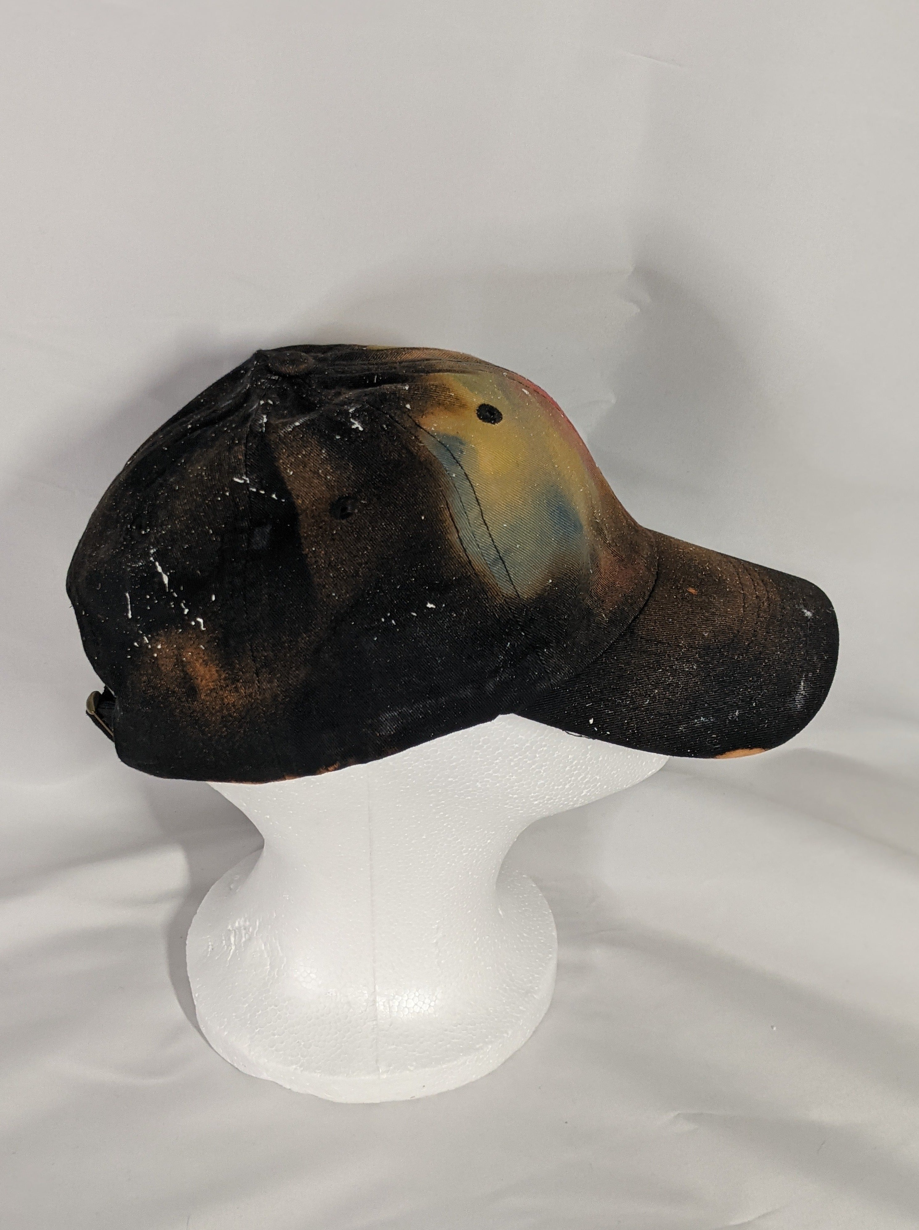 Add a splash of color to your wardrobe and your adventures. A fun nod to space, this abstract and tie-dye inspired updated take on the classic dad hat offers plenty of shade and loads of comfort no matter where you roam.