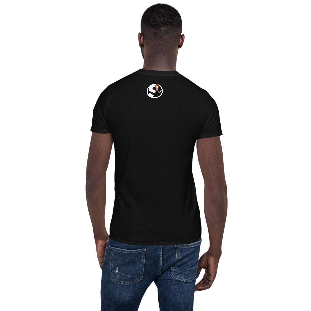 The future is female black unisex t-shirt with graphic