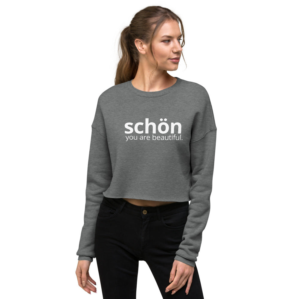 You Are Beautiful - Crop Sweatshirt