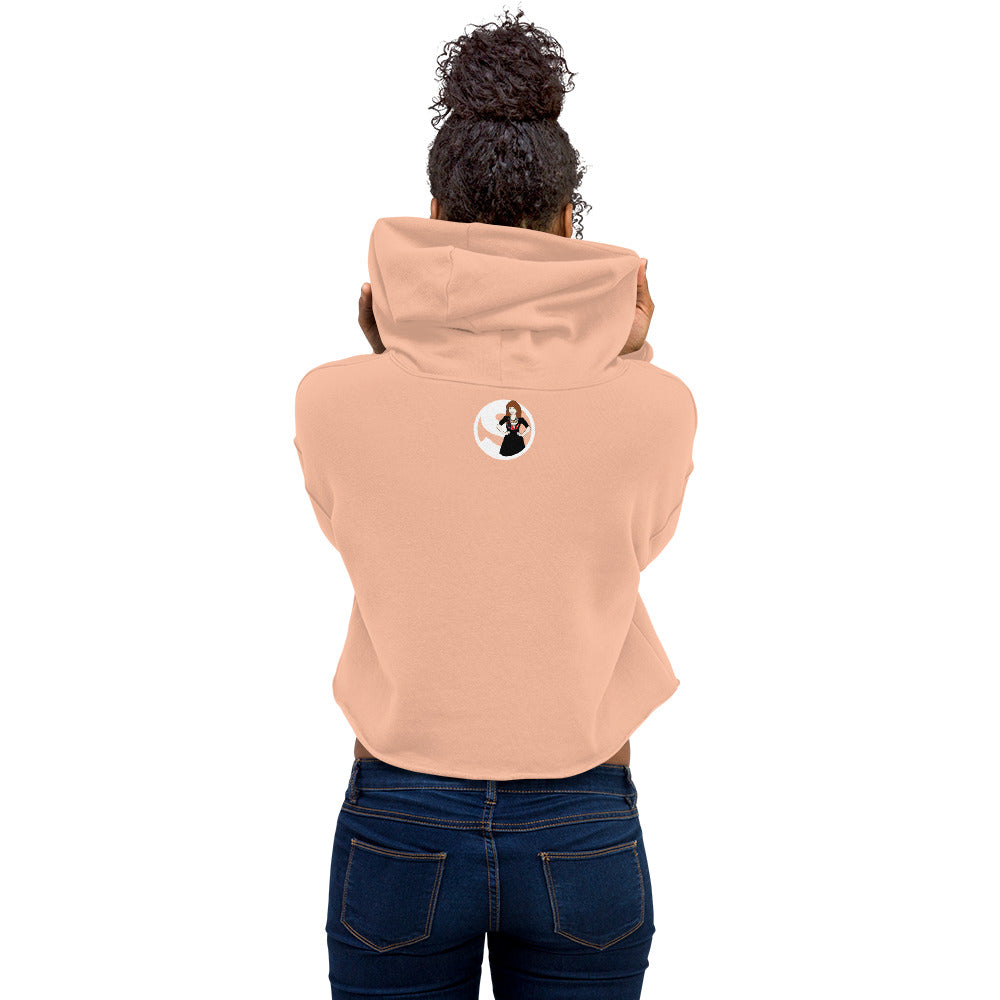 A Strong Woman Raised Me - Crop Hoodie