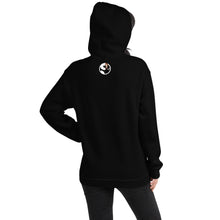 Load image into Gallery viewer, The future is female black hoodie with graphic
