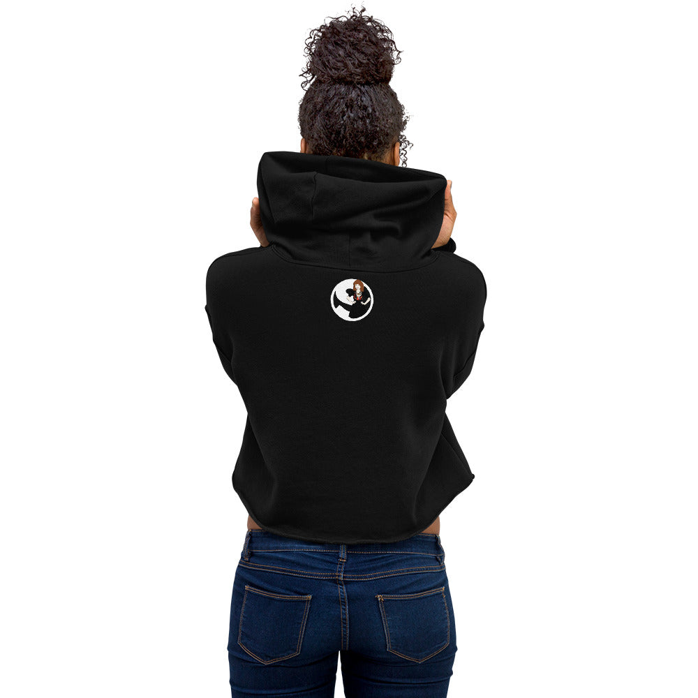 A Strong Woman Raised Me - Crop Hoodie