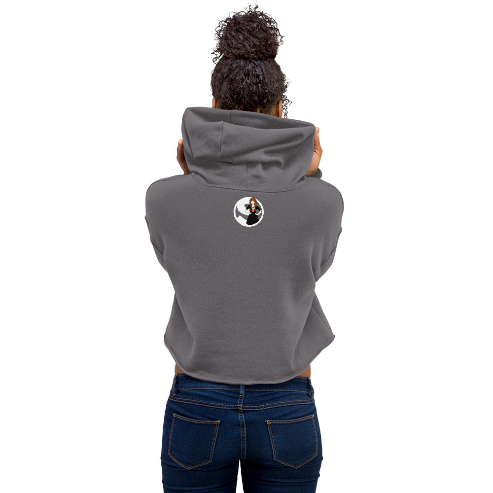 A Strong Woman Raised Me - Crop Hoodie