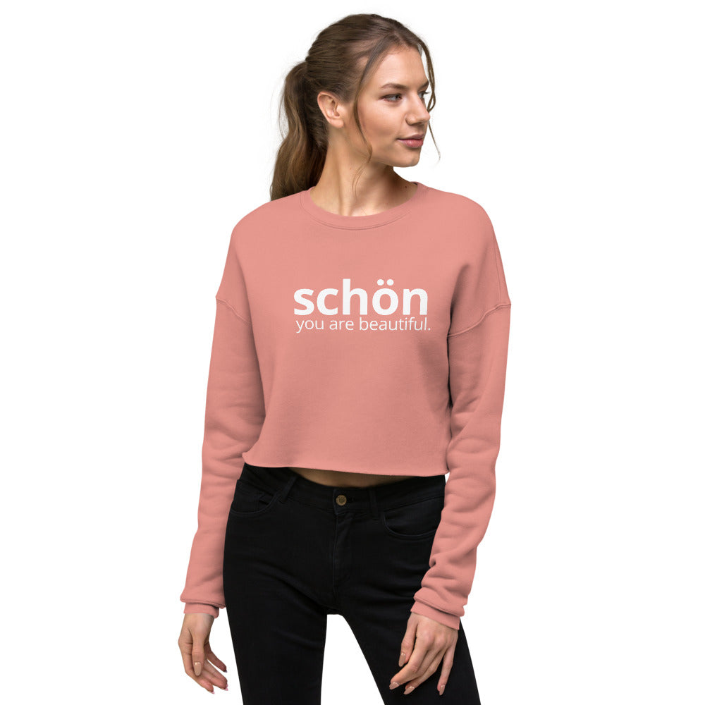 You Are Beautiful - Crop Sweatshirt