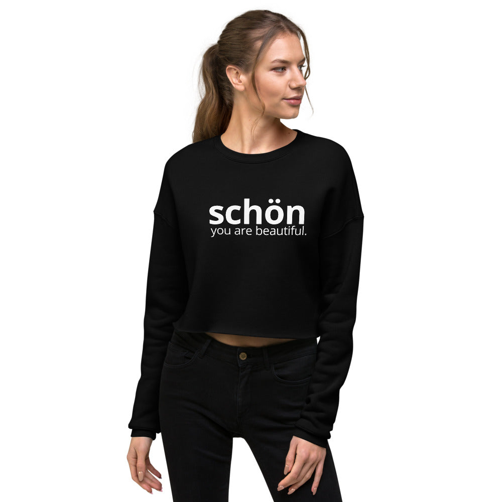 You Are Beautiful - Crop Sweatshirt