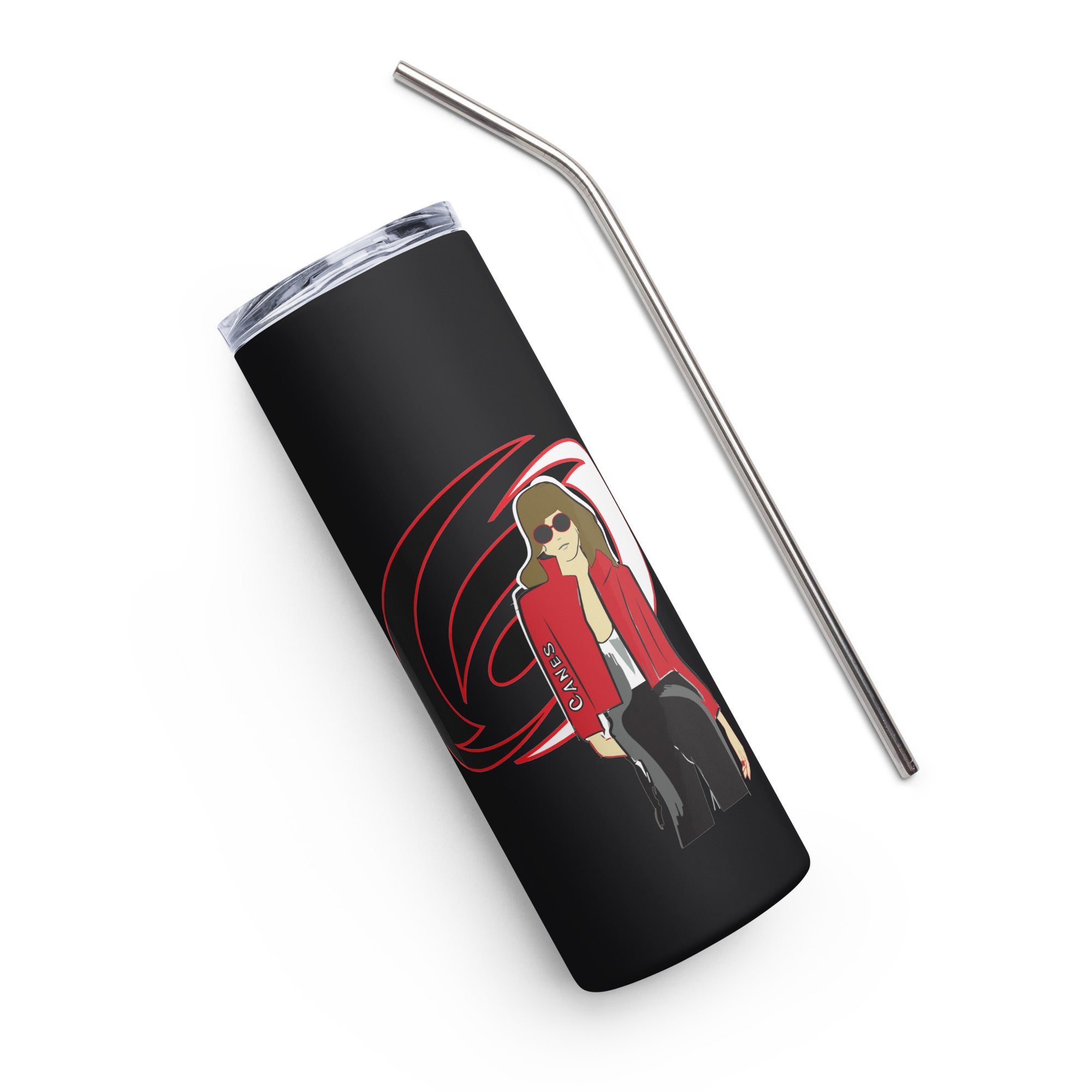 Canes Stainless Steel Tumbler