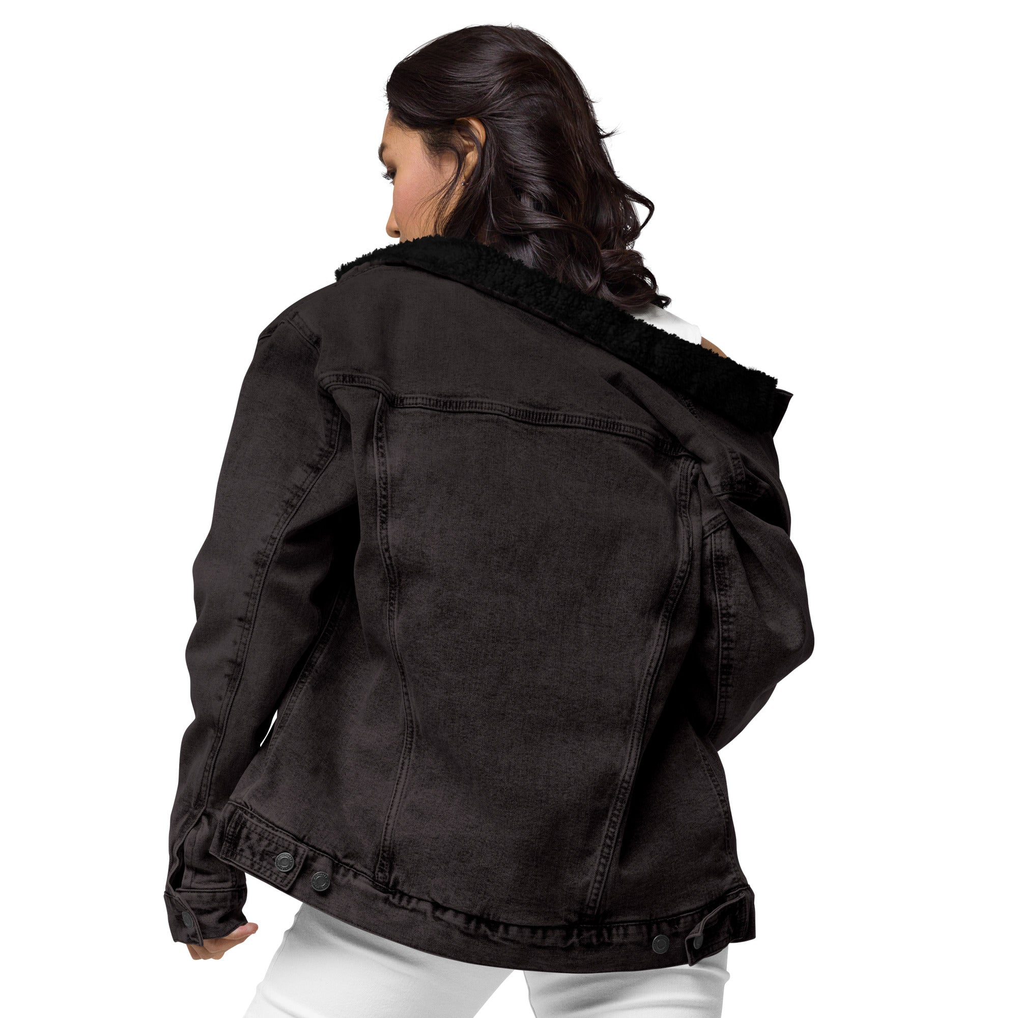 Canes Unisex Denim Sherpa Jacket