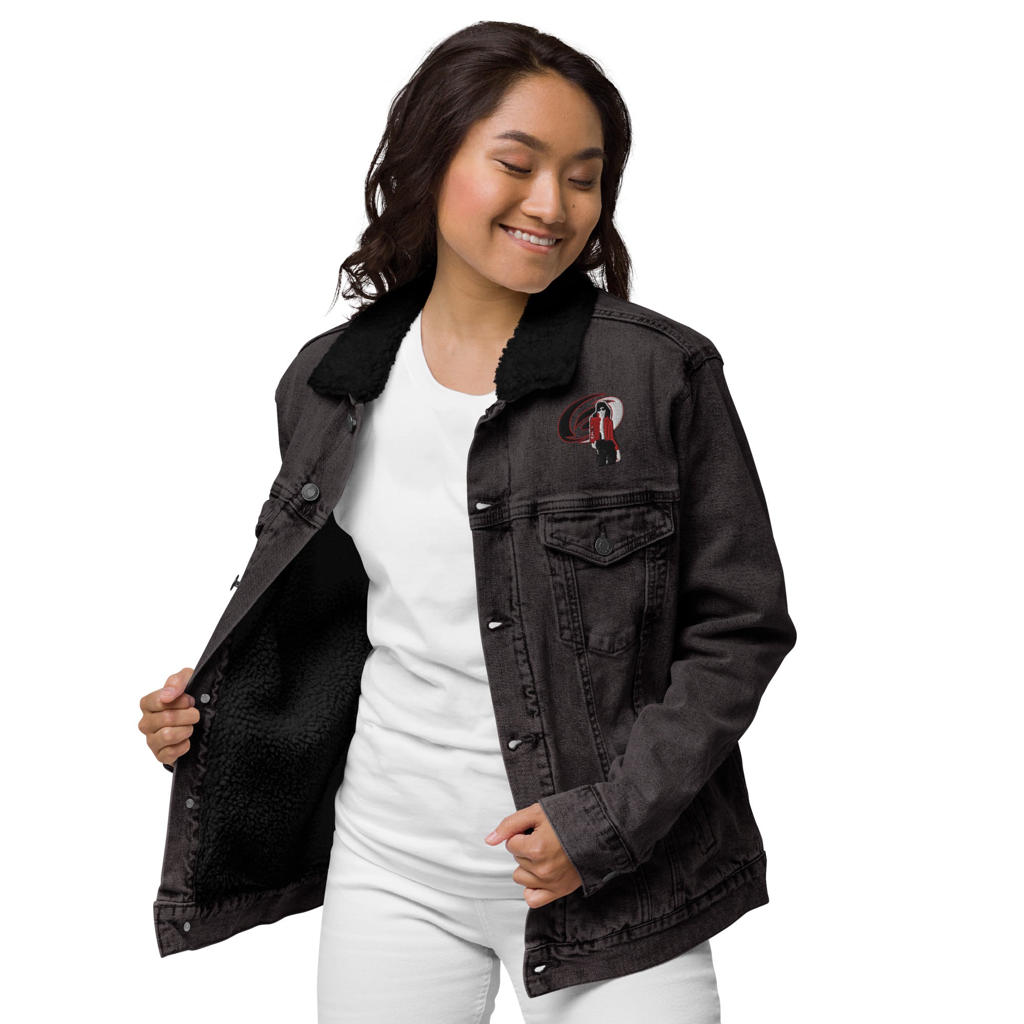 Canes Unisex Denim Sherpa Jacket