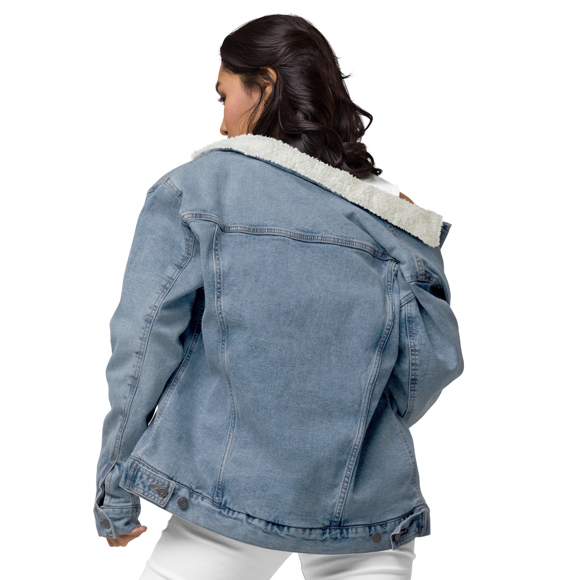 Canes Unisex Denim Sherpa Jacket