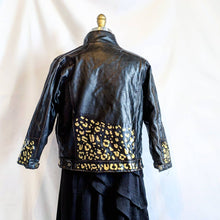 Load image into Gallery viewer, Leopard Vintage Bomber Jacket
