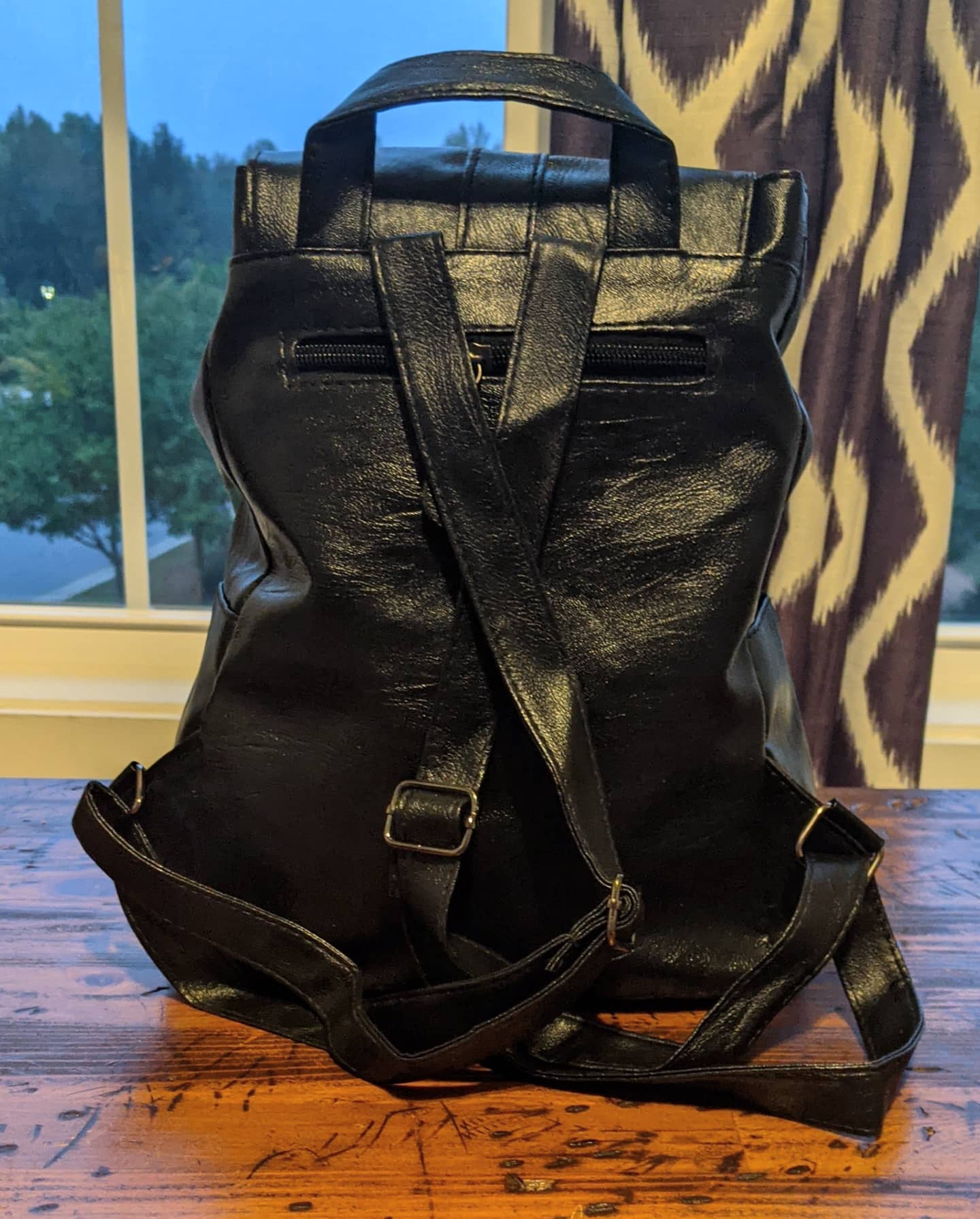 The Bag Lady - Hand Painted Backpack