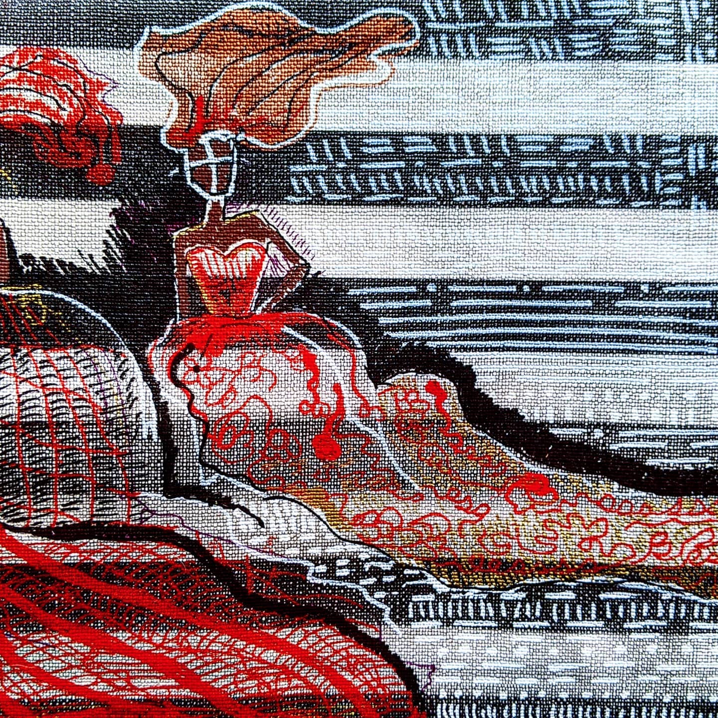 Three Powerful Females - Hand Painted Bag