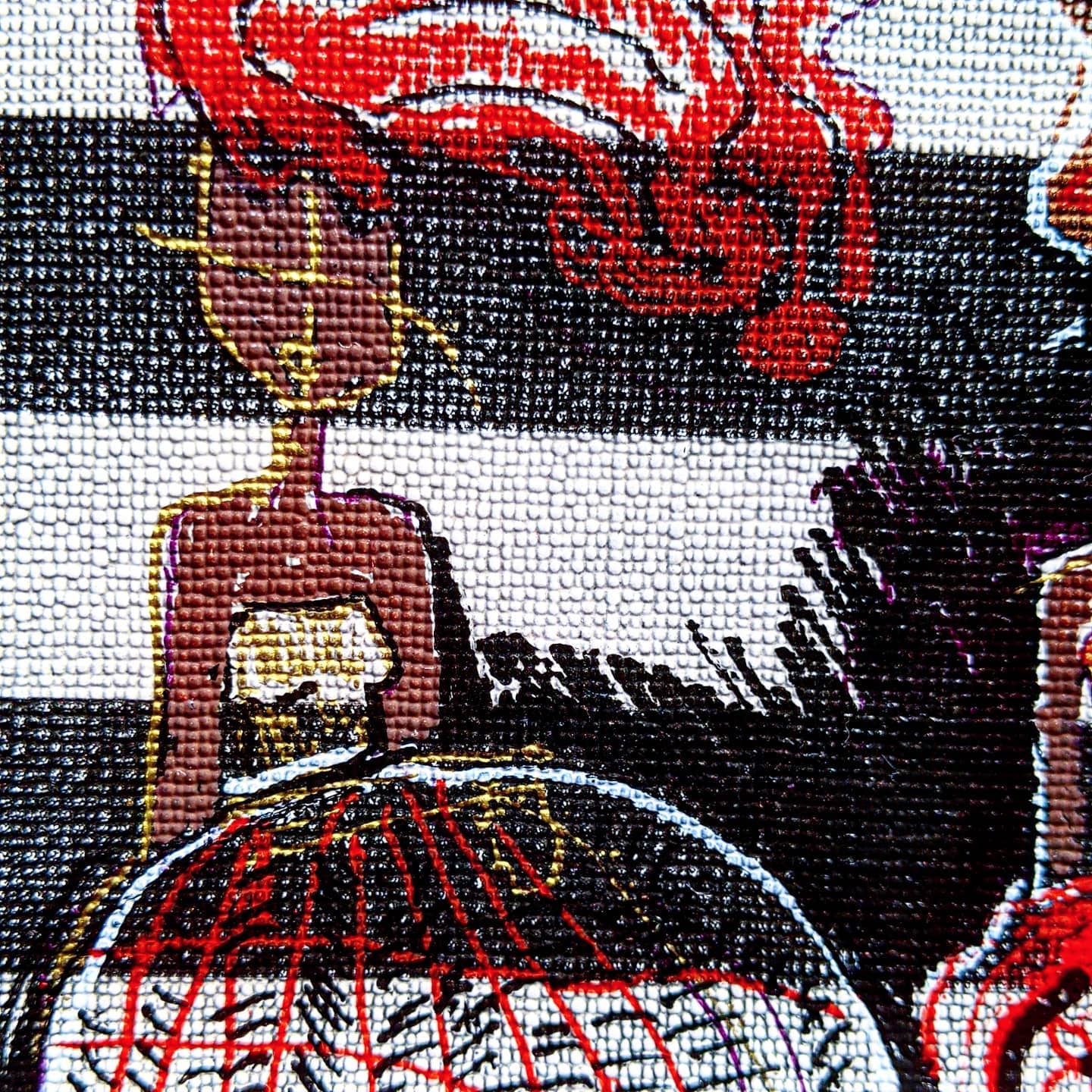 Three Powerful Females - Hand Painted Bag