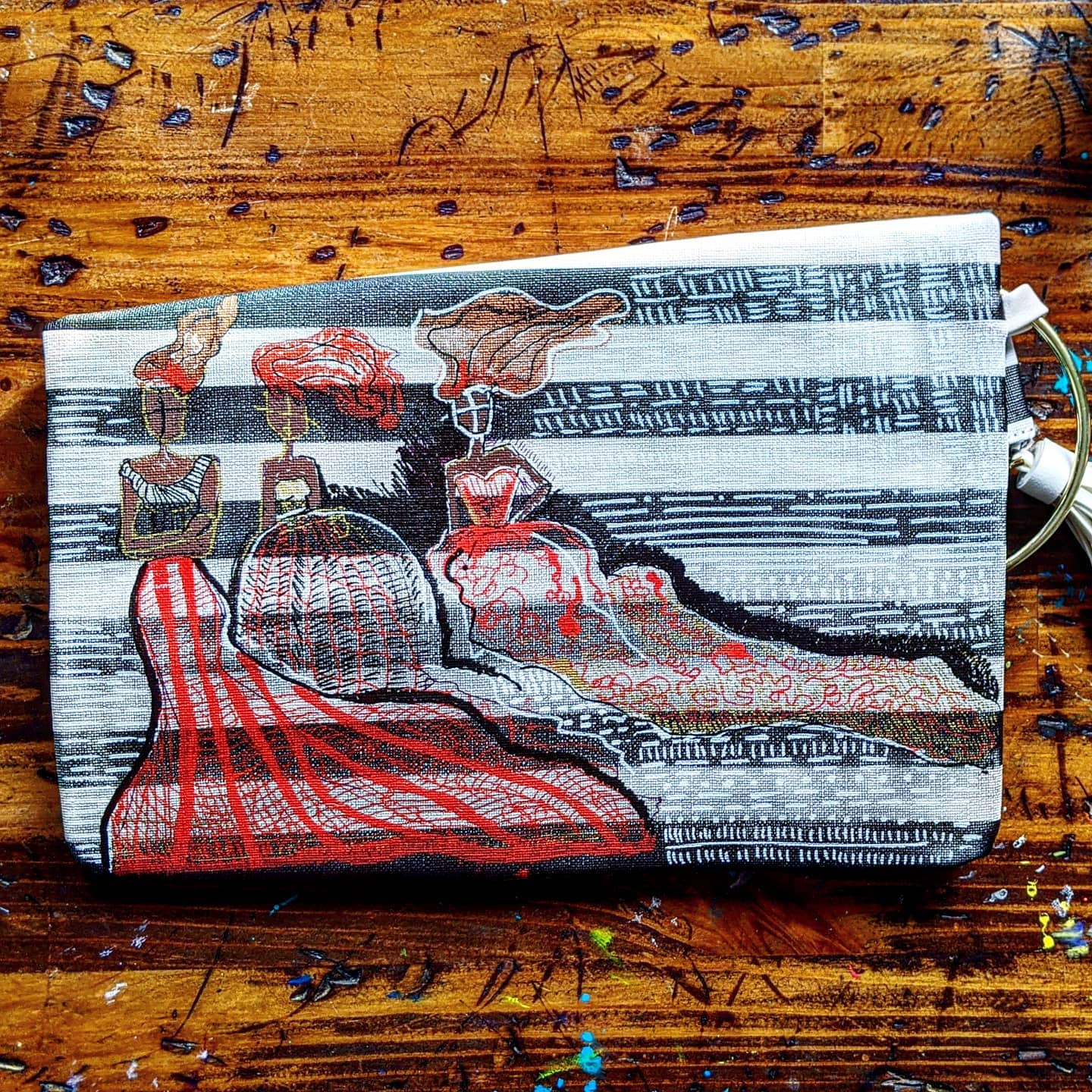 Three Powerful Females - Hand Painted Bag