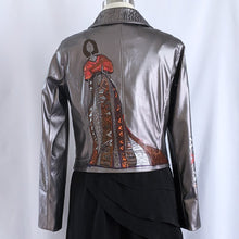 Load image into Gallery viewer, back of metallic jacket
