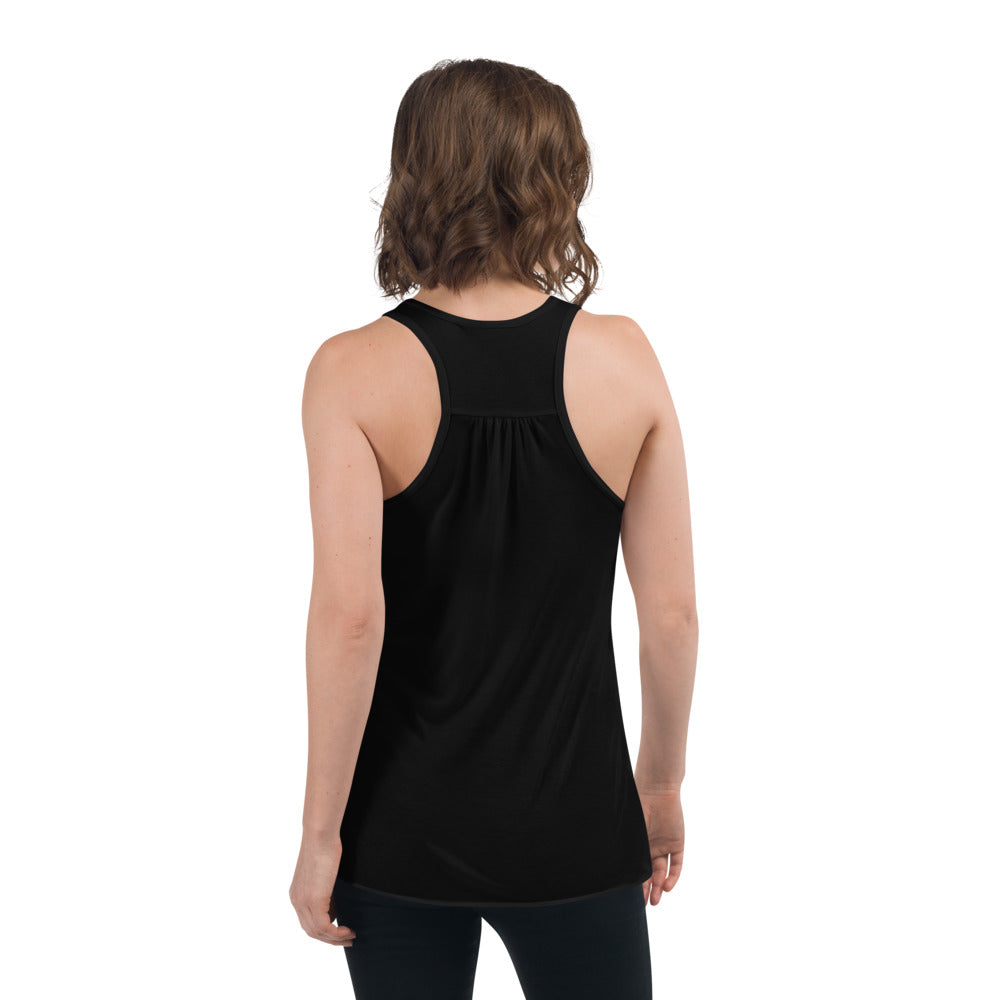 The future is female black tank top with graphic