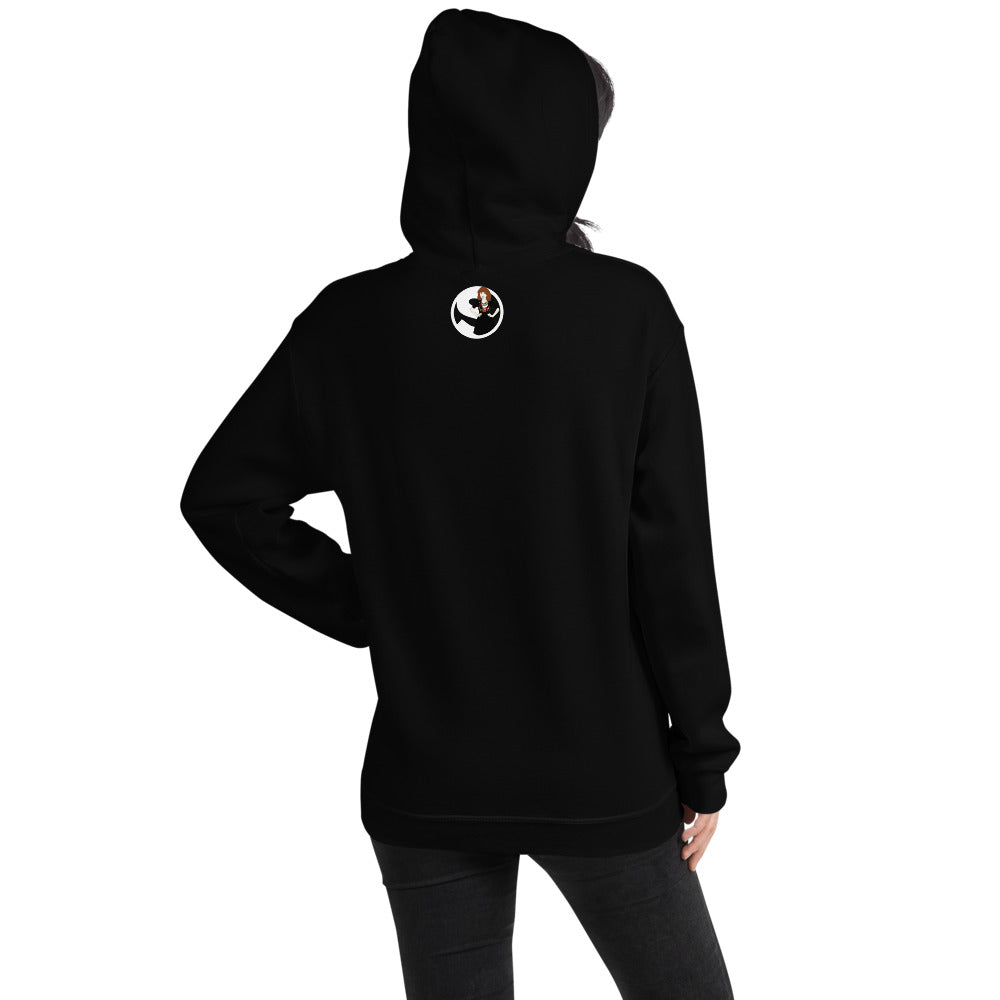 The future is female black hoodie with graphic