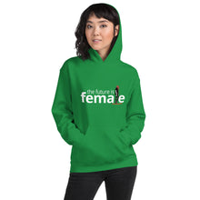 Load image into Gallery viewer, The future is female green hoodie with graphic
