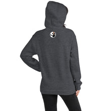 Load image into Gallery viewer, The future is female gray hoodie with graphic
