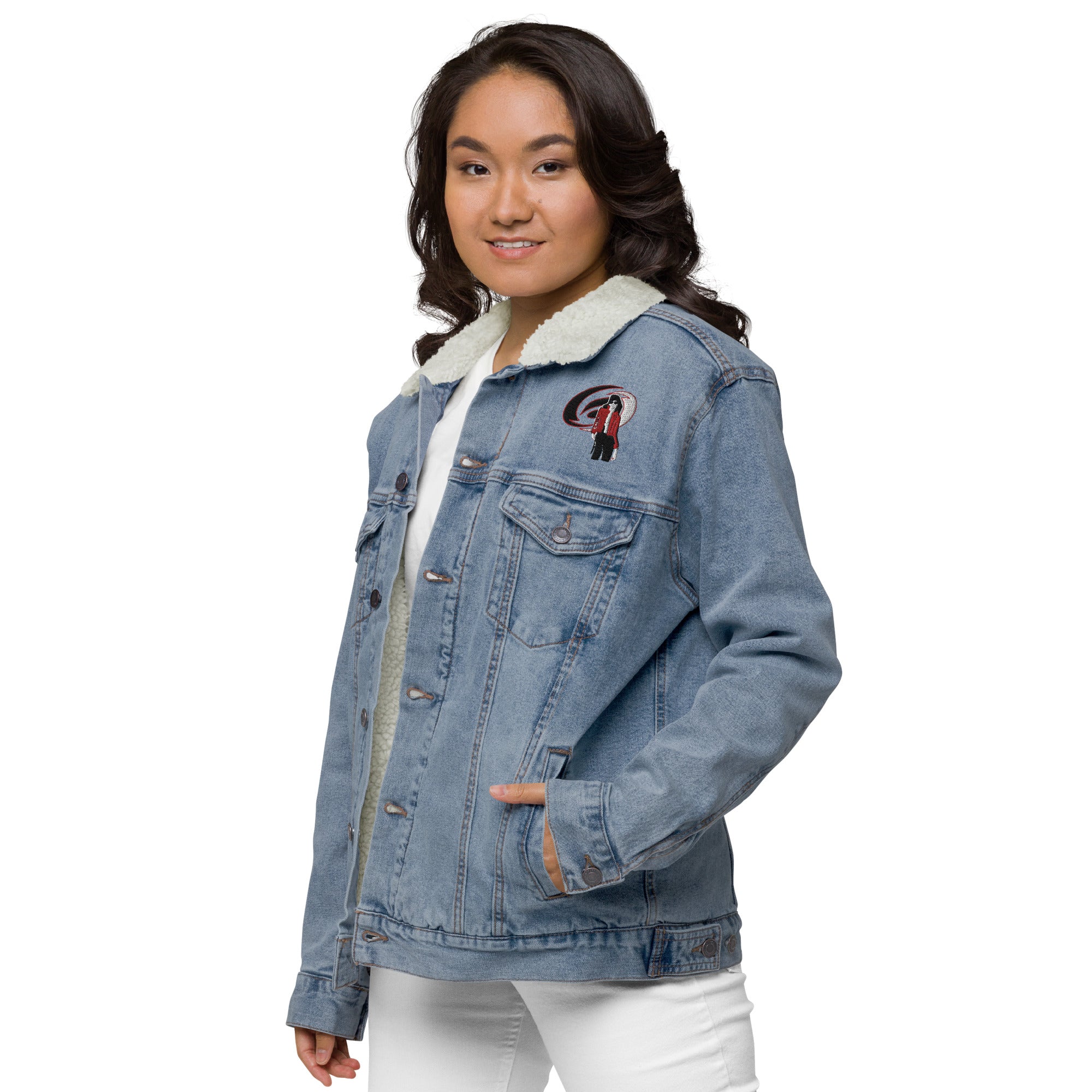 Canes Unisex Denim Sherpa Jacket